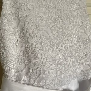 White Us Angels girl dress, size 8